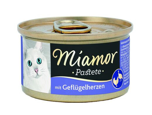 Miamor Pastete, Siipikarjansydän paté, 12x85g, á 1,25€