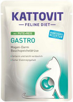 Kattovit Gastro, Kalkkuna & Riisi, 24x85g, á 1,08€