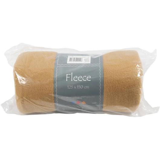 Fleece, Pit. 125cm, Lev: 150cm, 200g, ruskea, 1kpl