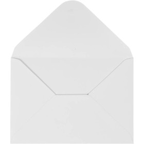 Kirjekuori, koko 11,5x16cm, 110g, valkoinen, 10kpl/pkt