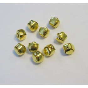 Kulkuset - 13mm, kulta, 10kpl