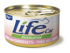 LifeCat, Tonnikala & Katkarapu, 24x85g, á 1,30€