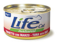 LifeCat, Tonnikala & Nauta (vähärasvainen), 24x85g, á 1,40€
