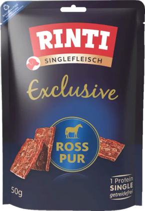Rinti Singlefleisch Exclusive – Hevonen, 50g