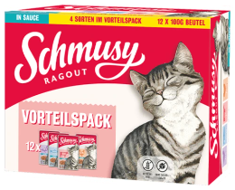 Schmusy Ragout Kastikkeessa Vorteilspack 12x100g