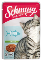 Schmusy Ragout, Tonnikala Hyytelössä, 22x100g, á 0,77€