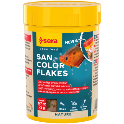 Sera San Color Flakes 100ml & 250ml – väriruoka
