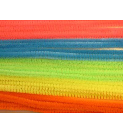 Askartelupunos - piippurassi, Neon, 6mm, 20kpl