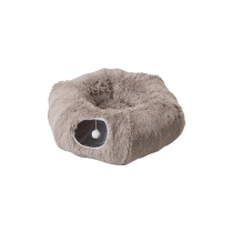 Snuggle Tunnel kissan tunnelipeti lämmin harmaa 3-in-1