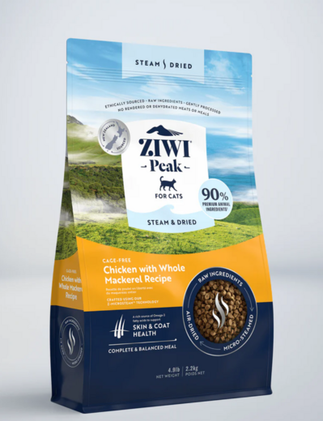 ZiwiPeak Cat, Steam & Dried, Kana, 2,2kg