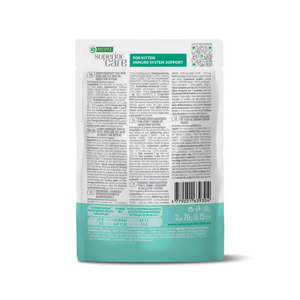 Superior Care Cat, KITTEN Immune system, Tonnikala & Meriahven, 24x70g