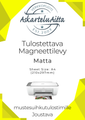 Magneettilevy Tulostettava A4