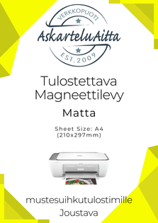 Magneettilevy Tulostettava A4