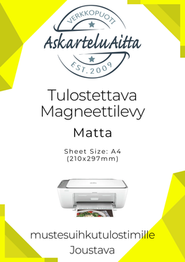 Magneettilevy Tulostettava A4