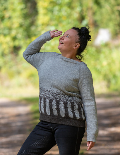 Ruskan jälkeen -neulepaita