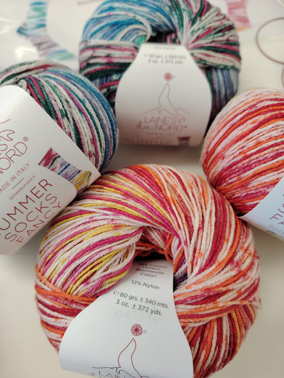 Summer Socks Fancy, Laines du Nord