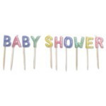 Baby shower-kynttilät