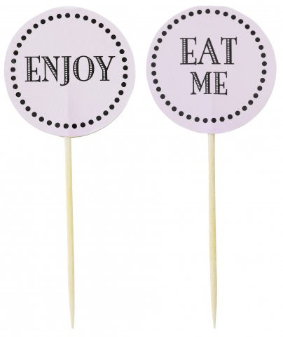 Enjoy, Eat me, vaaleanpunainen,12kpl