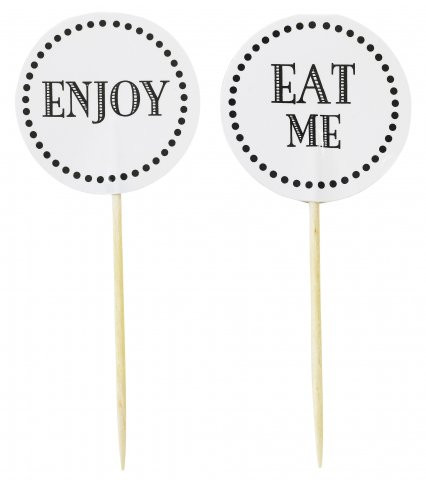 Enjoy, Eat me, valkoinen,12kpl