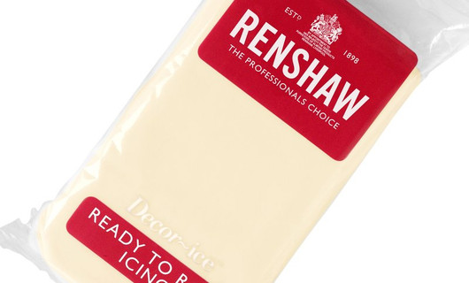 Renshaw sokerimassa, valkosuklaa, 250gr