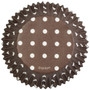 Muffinivuoka, dotty, ruskea, 75kpl