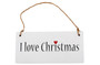 Kyltti, I love Christmas