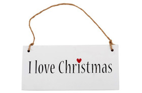 Kyltti, I love Christmas