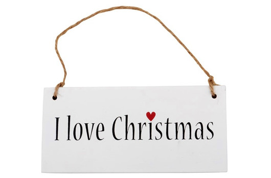 Kyltti, I love Christmas