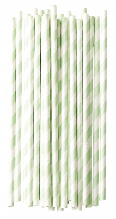 Paperipillit, vihreävalkoiset, 25kpl