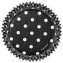 Muffinivuoka, dotty, musta, 75kpl