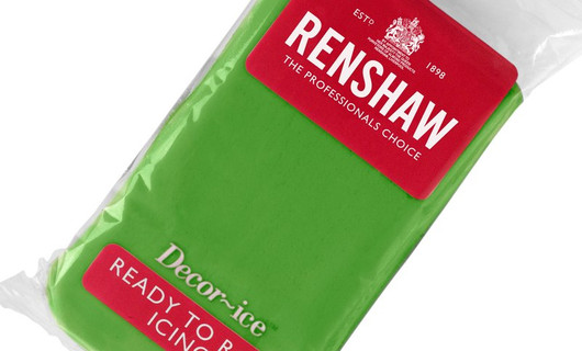 Renshaw sokerimassa, vihreä, 250gr