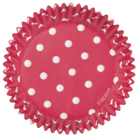 Muffinivuoka, dotty, punainen, 75kpl