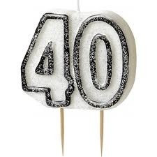 40-vuotis-kynttilä