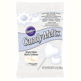 Candy melts, kirkkaan valkoinen