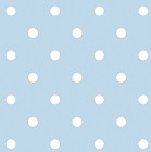 Kahviservetti, dots, vaaleansininen