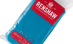 Renshaw sokerimassa, turkoosi, 250gr