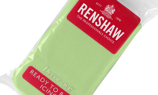 Renshaw sokerimassa, pastellinvihreä, 250gr