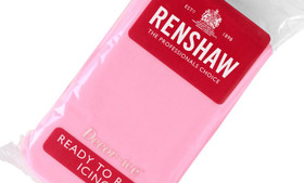 Renshaw sokerimassa, vaaleanpunainen, 250gr