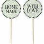 Home made, With love, vaaleanvihreä,12kpl