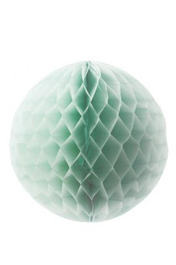 Hunajakennopallo, vaaleanvihreä, 45cm