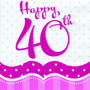 Lautasliina, 40 vuotta, Happy 40th
