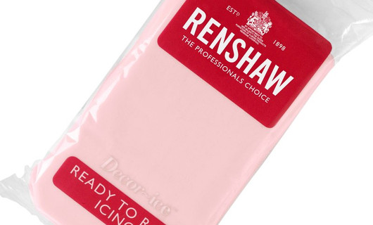 Renshaw sokerimassa, hento vaaleanpunainen, 250gr