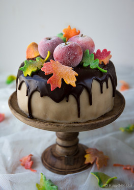 Kinuskikissan SYYSKAKUN muottisetti lehdet, 3 kpl