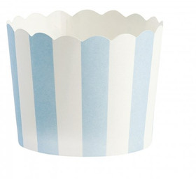 Muffinivuoka, mini, sinivalkoinen