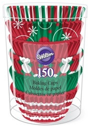 Jouluisat muffinivuoat tuubissa, 150 kpl
