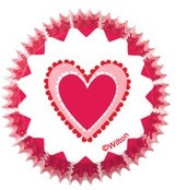 Muffinivuoka, sydämet, 75kpl