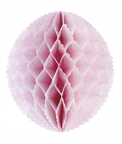 Hunajakennopallo, roosa, 25cm