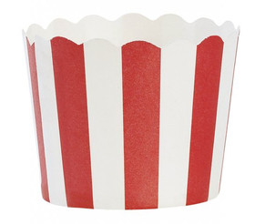 Muffinivuoka, keskikoko, punavalkoinen