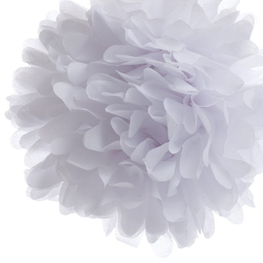 PomPom, valkoinen, halkaisija 35cm