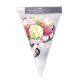 Kaksiväri-pursotuspussit, 45cm, 10kpl